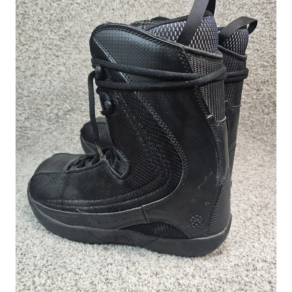 Lamar Snowboard Boots Mens‎ Size 7 Justice Linered Mens Black